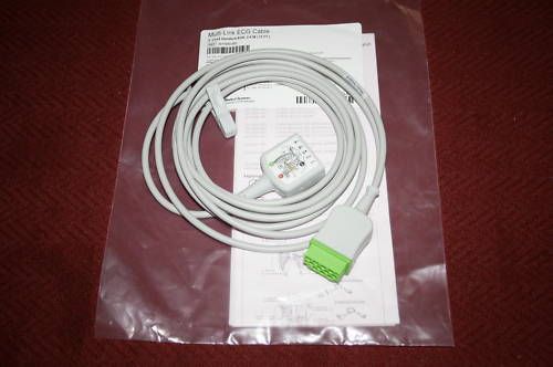 NEW GE MULTI-LINK ECG 5 LEAD TRUNK CABLE 2017003-001
