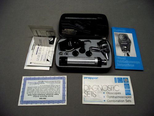 Propper Diagnostic Combination Sets Otoscopes Ophtalmoscopes MINT Germany LOOK