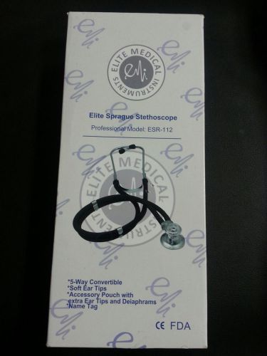 Stethoscope elite sprague rappaport type neon orange professional model esr-112 for sale