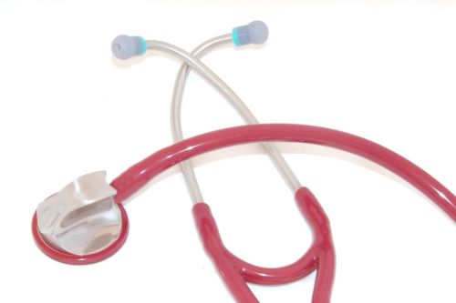 Specialist Grade Stethoscope Single Head - master the art of cardiology Burgundy