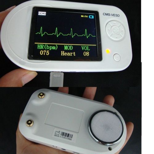 CE Visual Electronic Stethoscope ECG PR SpO2 PC software  SPO2 PROBE