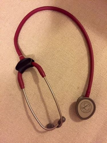 Burgundy Littman Lightweight II 28&#034; stethoscope