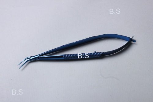 Titanium blaydis lens holding forceps 11mm angled ophthalmic instruments