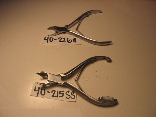 Nail nipper set of 2 (40-226a,40-215ss) for sale