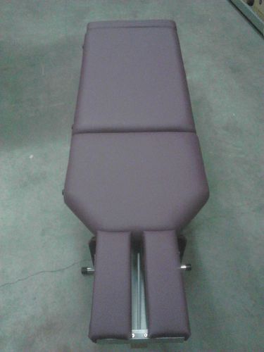 Deluxe portable chiropractic table - purple for sale