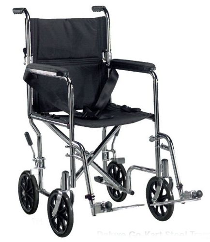 Drive Medical TR17 Transport Chair, 17 Inch