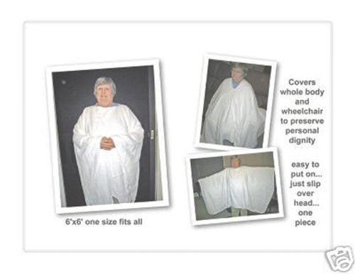 SHOWER CAPE-TERRY CLOTH-ONE SIZE FITS ALL-$18 EACH-CLOSE OUT SALE UNTIL SOLD