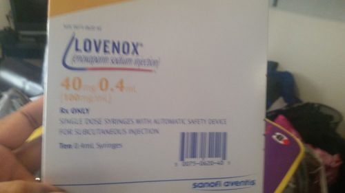 8 boxes of Lovenox syringes