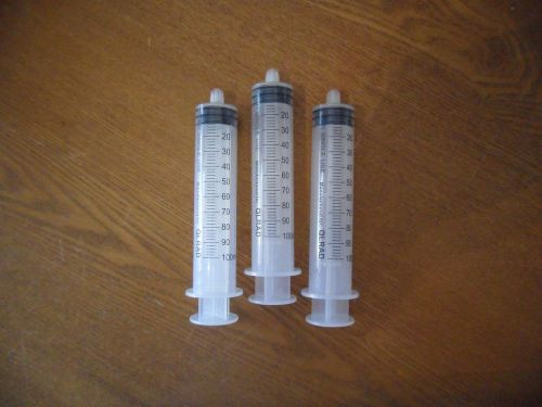 Syringe 100 cc./ml - Free Shipping, New  3 pack