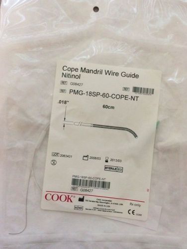 COOK Cope Mandril Wire Guide  0.018&#034; x 60cm  REF: G08427