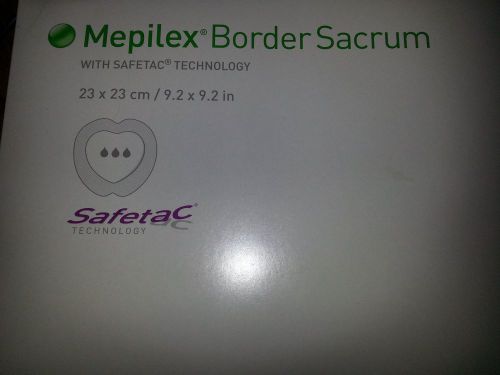 Mepilex Border Sacrum Dressing 9.2&#034;x 9.2&#034; Ref#282400 Box of 5