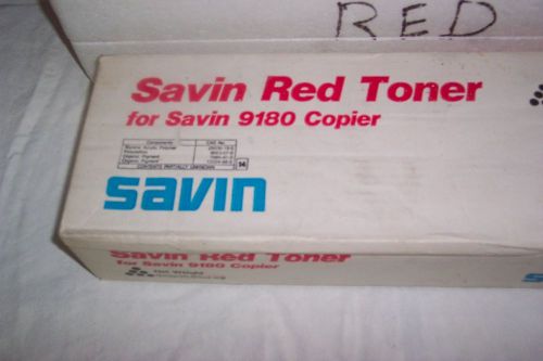 Rare, RED Developer unit SAVIN A313-8108 9180 9150 9020 9022 + Toner # 4373