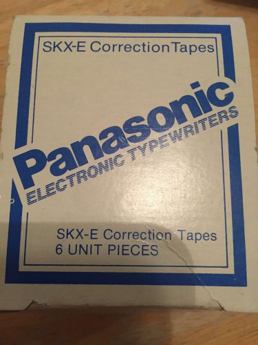 SKX-E New Panasonic Correction Tapes (4 Rolls total in opened box)
