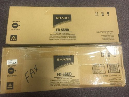 Lot Of 2 New Genuine Sharp FO-56ND Toner Cartridges FO-2081