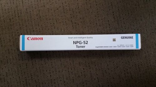 Canon TG-52C / NPG-52 Genuine Cyan Toner - 15,000 pages