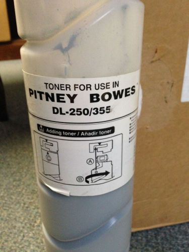 5 Toner Bottles for Pitney Bowes DL250 or DL355