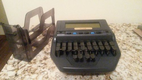 ProCAT Flash Steno Writer with soft-sided case and paper tray  Stenograph