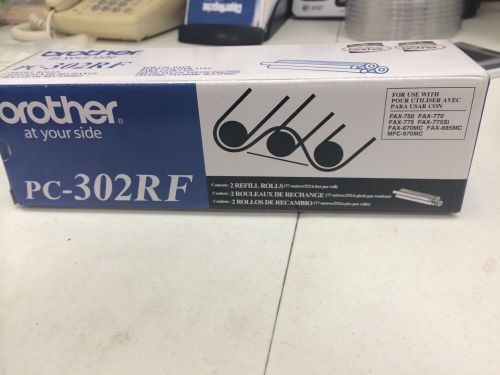 Genuine brother pc-302rf fax refill rolls / film 4 rolls - 2 boxes c2 for sale