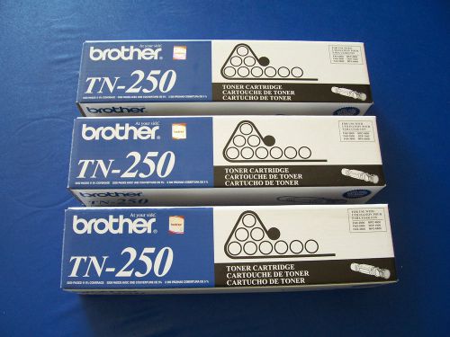 Brother TN 250 Black Toner Cartridge
