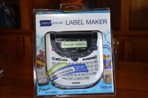 Brother Simply Stylish Label Maker P-touch PT-1290BT