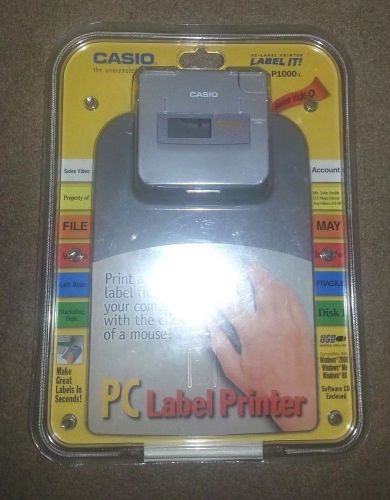 Casio KL-P1000-L Label It Ez Label Printer Mouse Pad, New!