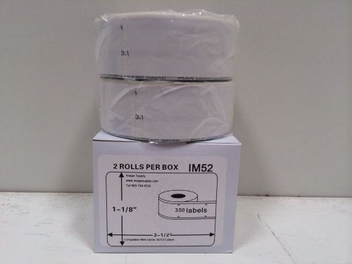 2 Rolls of 350 Address Labels For DYMO LabelWriter 450 &amp; 450 Turbo 30252