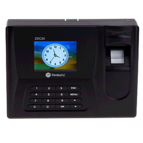 Office Time Clock  Attendance Fingerprint USB 2.8&#034; Color Screen Employee Payroll