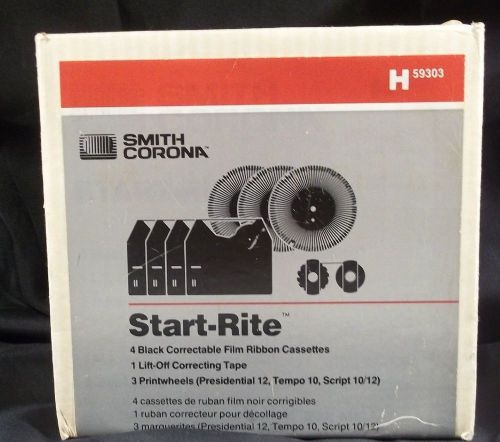 Smith Corona Unopened H59303 4 Ribbon Cassettes 3 Printwheels 1 Correcting Tape