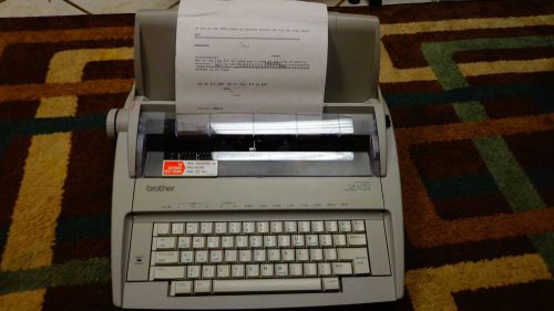Brother GX-6750 Daisy Wheel Electronic Typewriter Tested Working Excellent