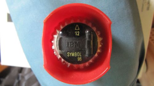 IBM Selectric print head 12 point font symbol 96