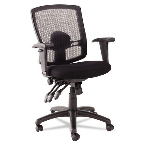 Alera ALEET4017 Etros Series Petite Mid-Back Multifunction Mesh Chair