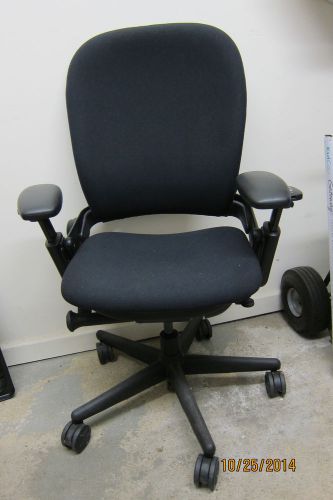 Steelcase &#034;LEAP v1&#034; Office Chair Black Fabric