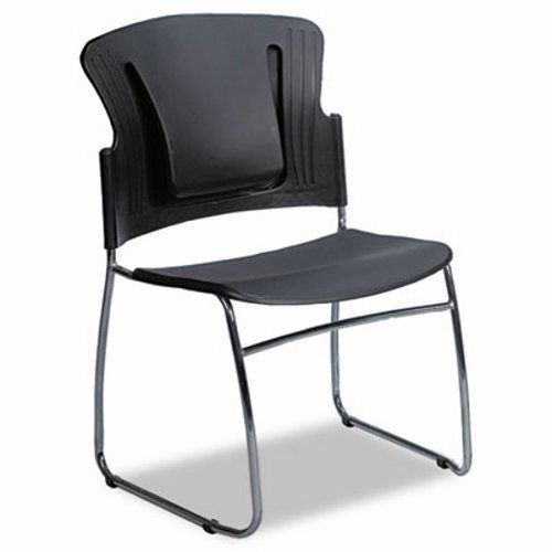 Balt ReFlex Series Stacking Chair, Black, 19w x 19d x 33h (BLT34428)