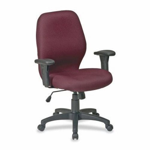Lorell Ergonomic Chair, w/ Arms, 27-1/4&#034;x25-1/2&#034;x41-1/2&#034;, Burgundy (LLR86902)