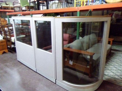 Office curved glass partitions or cubicles hon for sale