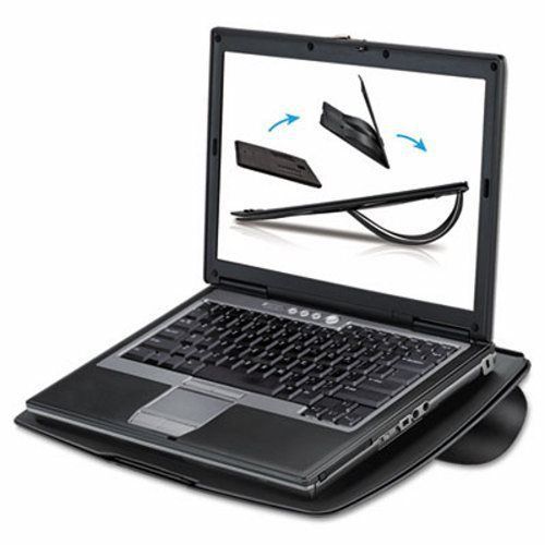 Fellowes Laptop Riser, Non-Skid, 15 x10 3/4 x 5/16, Black (FEL8030401)
