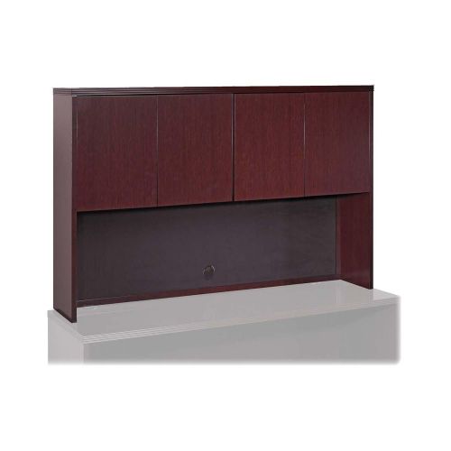 Lorell LLR87815 Mahogany Hardwood Veneer Desk Collection