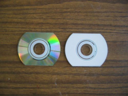 1000 ritek ridata white inkjet printable business card cd-r &amp; vinyl sleeve, 50mb for sale