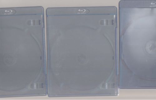 Various used &amp; new Slim Blu-Ray Single DVD Cases Amaray 7mm - 10 pack