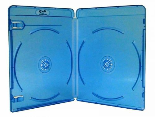 One -- Blu Ray DOUBLE DISC Empty Replacement Case with Logo -- NEW Generic