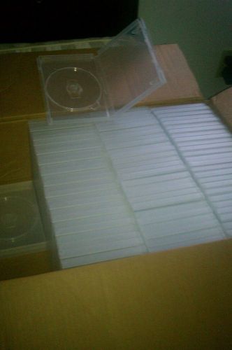CD or DVD  poly clear cases