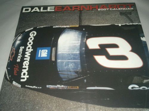 Brand New! #3 Dale Earnhardt 2007 Wall Calender