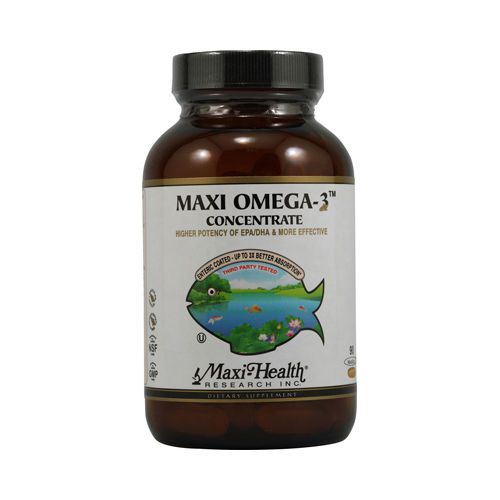 NEW Maxi Health Kosher Vitamins-Maxi Health Maxi Omega 3 Concentrate - 90 MaxiGe