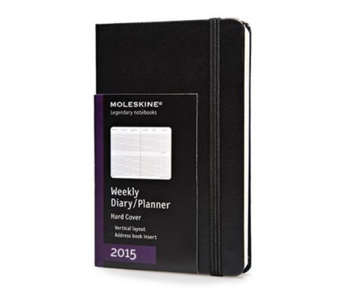 Moleskine Weekly Diary/Planner Pocket Soft Cover Black 2015