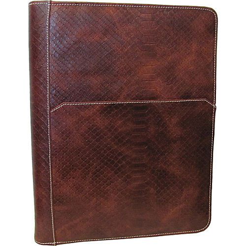 Amerileather leather writing portfolio cover - brown for sale
