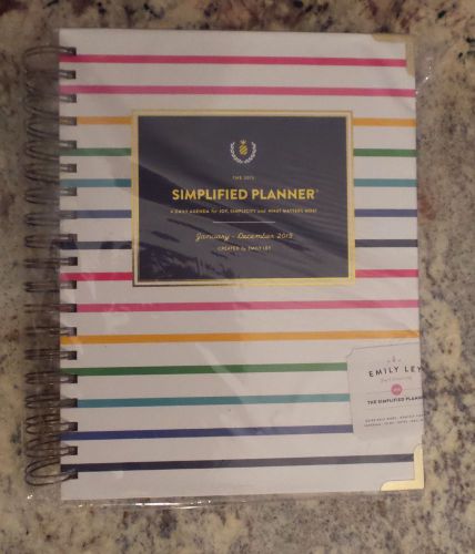 Emily Ley 2015 Simplified Planner Daily Edition - Happy Stripe - Sold Out Online