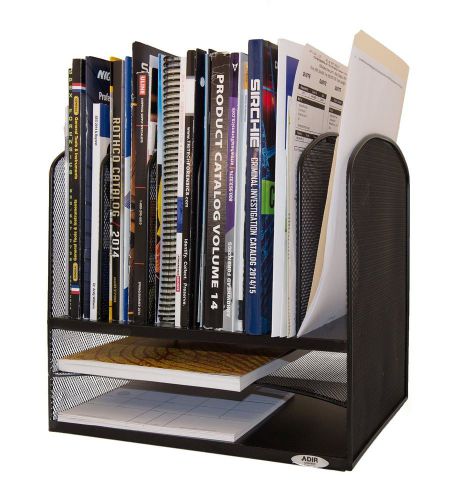 Home Office Steel Mesh Desk Folder Files Storage Organizer Large Capacity NEW