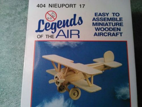 New Legends of the Air NIEUPORT 17 Miniature Wooden model Aircraft airplane