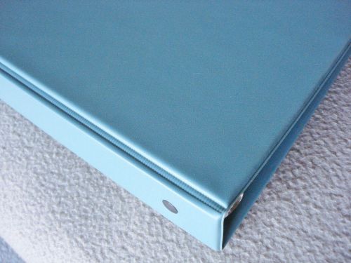 4 binders light green teal 3-ring 10&#034; x 11.5&#034; great color new!!! for sale