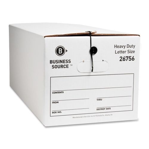 Business source file storage box -stackable -12/carton-10&#034;hx12&#034;wx24&#034;d- bsn26756 for sale